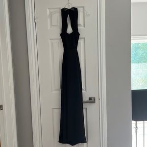 ARITZIA LONG OPEN BACK DRESS WITH CUT OUTS